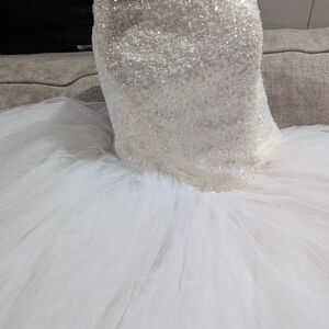 Oleg Cassini Classic White Gown